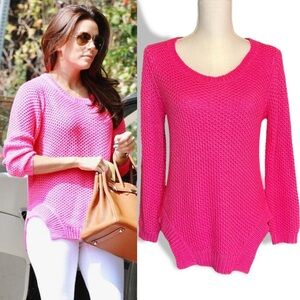 Stylestalker ‘Moon Base’ Sweater in “Vivid Pink” Size 2 ASO Eva Longoria